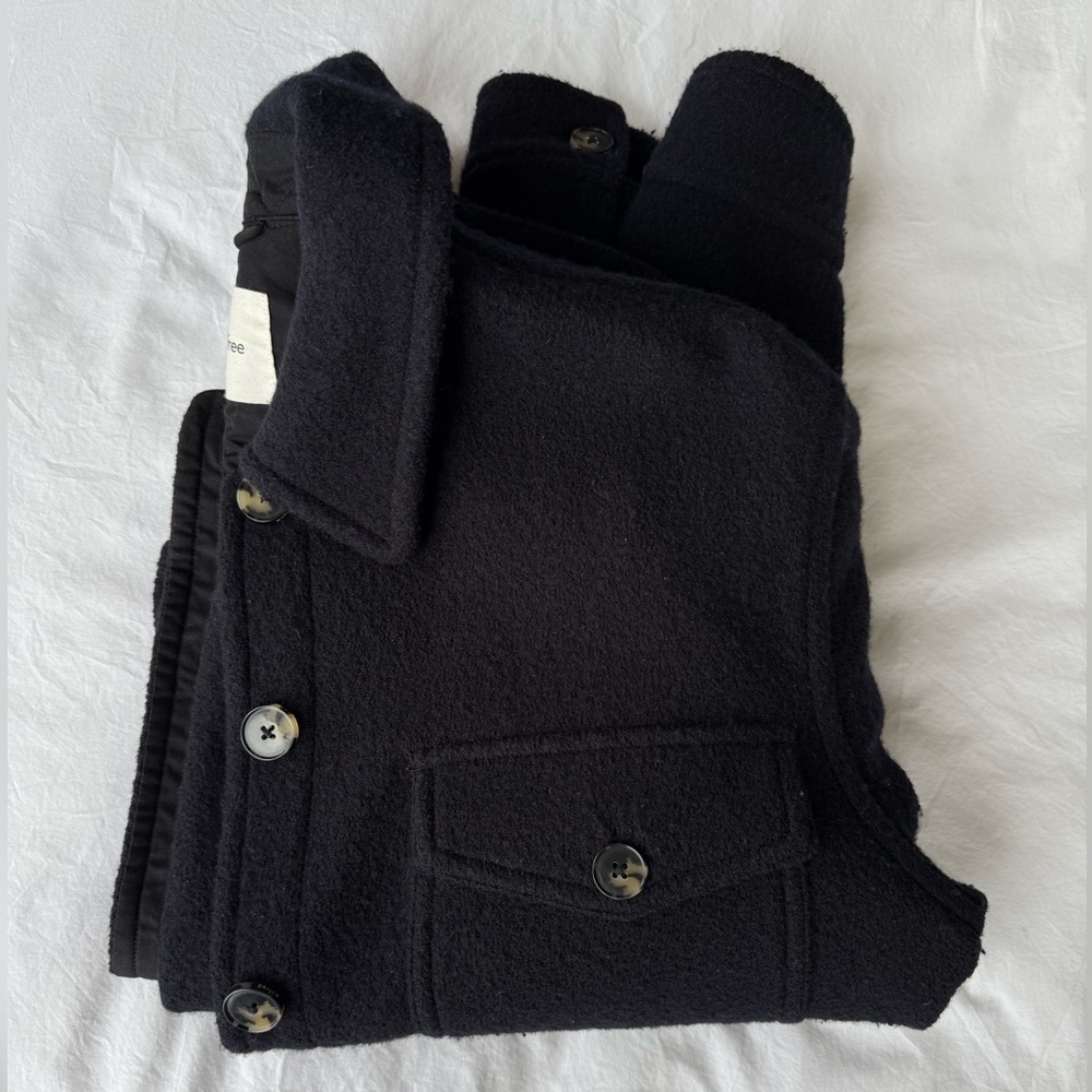Aritzia Black 100% Merino Wool Jacket - Picture 9 of 9